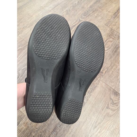 Dansko Shoes Fawna Black Leather Slip-On Mary Jane Size 40 - US 9-9.5 - Picture 7 of 8